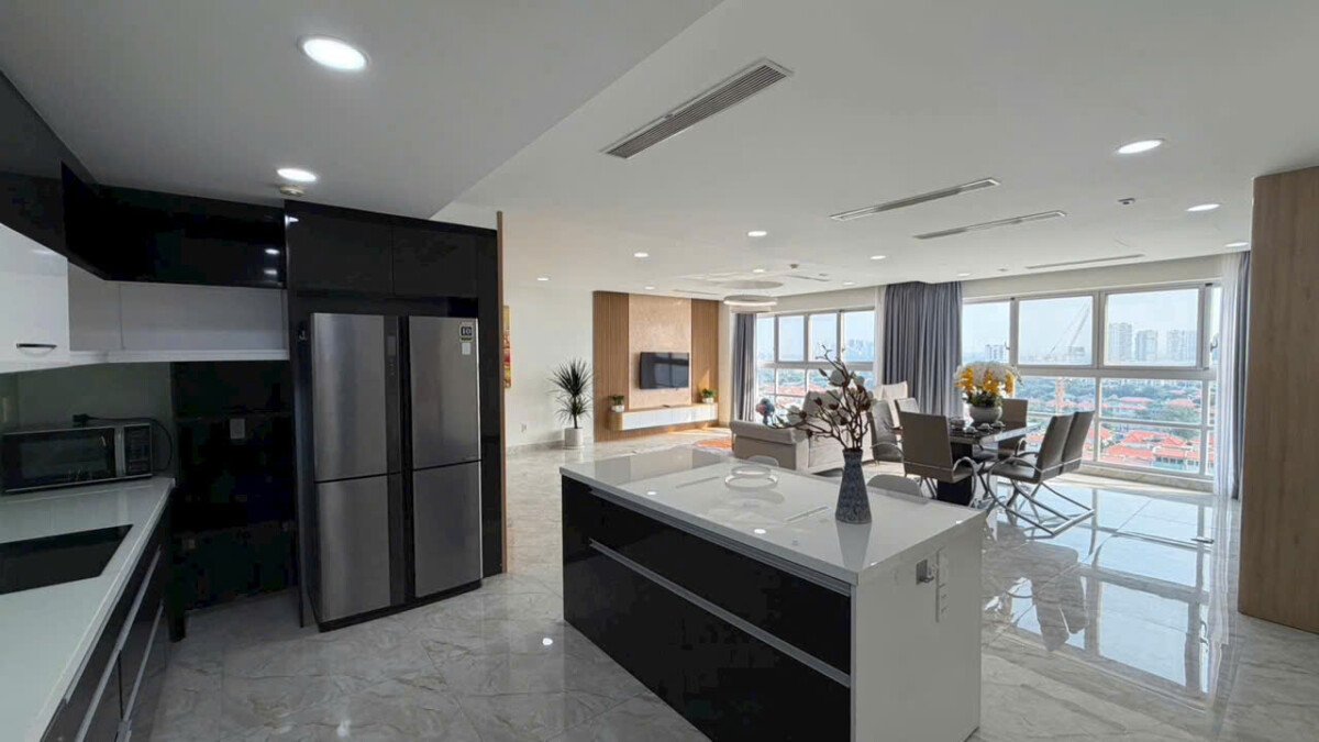 bep sang trong - Giá mua bán căn hộ 3pn số 03 tòa K chung cư Happy Valley phường Tân Hưng T1/2026