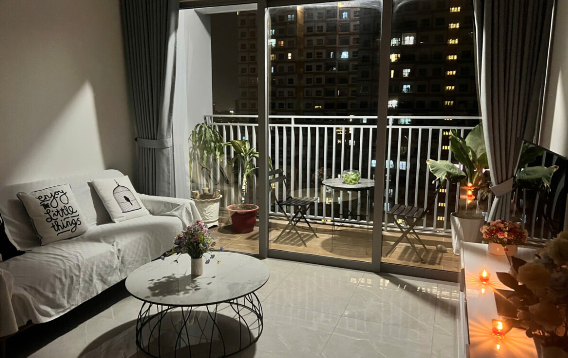 cho thue can ho celesta rise 23 1170x738 - Cho thuê căn hộ Celesta Rise, Nhà Bè- DT 105m2 Thiết kế 3 Phòng ngủ-2wc- lầu cao- Nội thất mới- Giá 23 Triệu (TL)