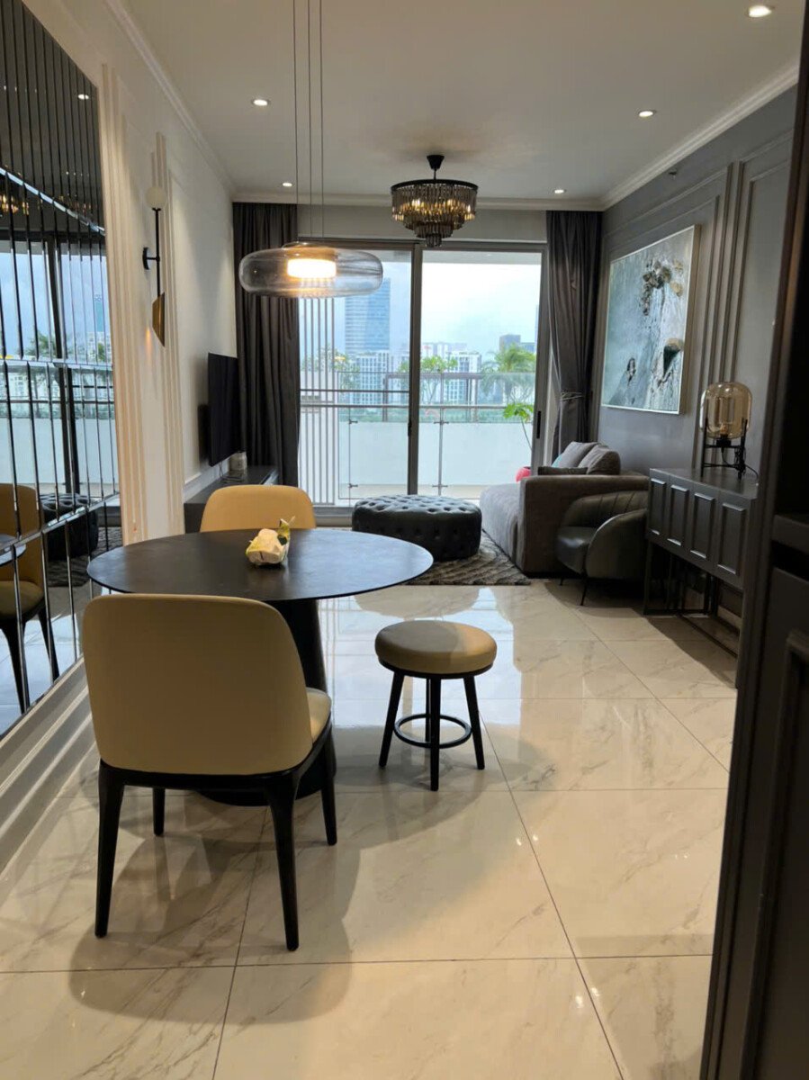 cho thue can ho midtown 1 - Cho thuê căn hộ Midtown Tòa M6. DT 65m2 Thiết kế 1 phòng ngủ-1wc Nhà đẹp- kèm 1 ô đậu xe- Giá thuê 22 Triệu/Tháng