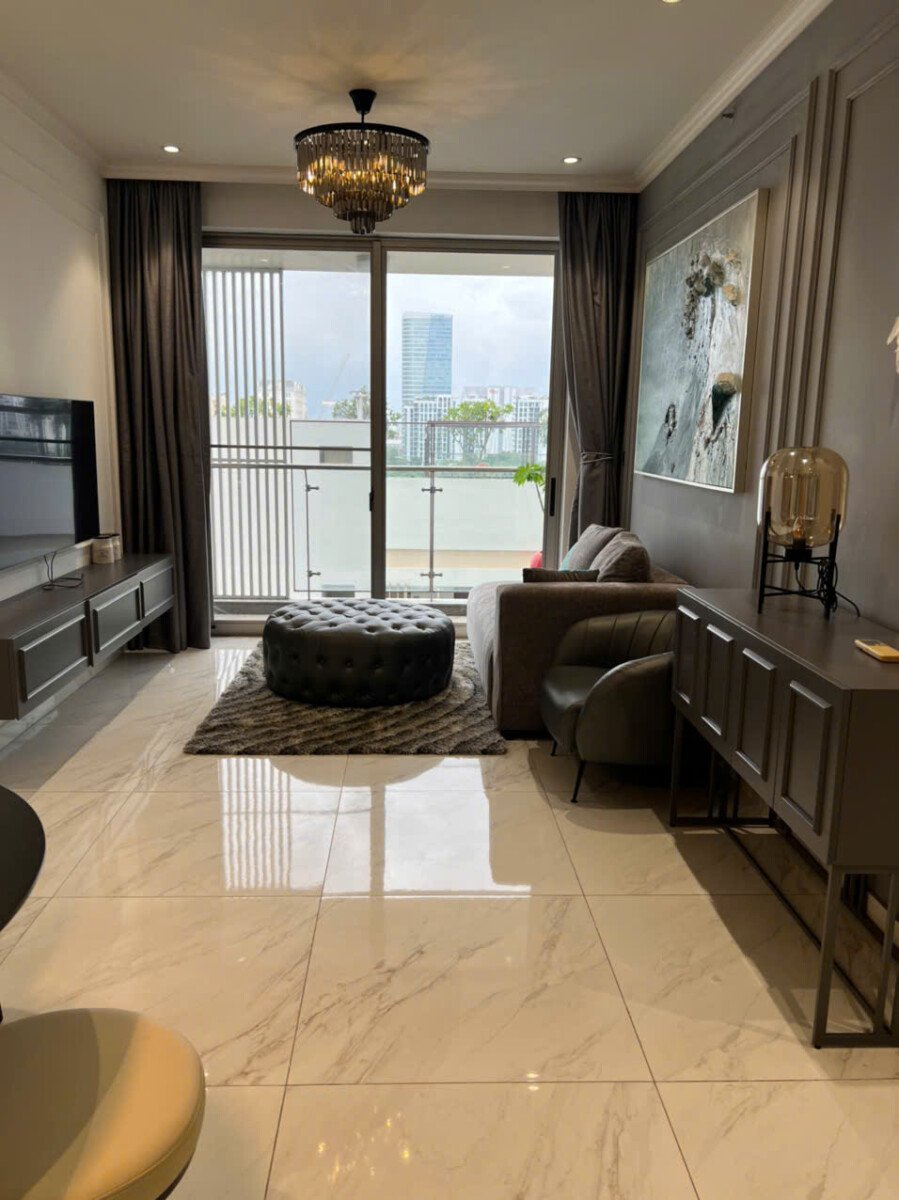 cho thue can ho midtown 10 3 - Cho thuê căn hộ Midtown Tòa M6. DT 65m2 Thiết kế 1 phòng ngủ-1wc Nhà đẹp- kèm 1 ô đậu xe- Giá thuê 22 Triệu/Tháng