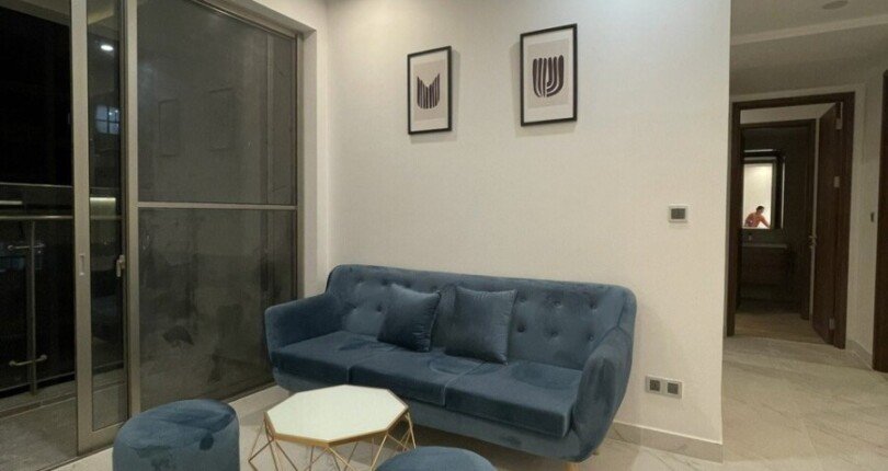 Cho thuê căn hộ M7 Midtown PMH. DT 84m2 Thiết kế 2 Phòng-2 wc- Nội thất đầy đủ- Lầu cao- Giá thuê 24 Triệu/Tháng