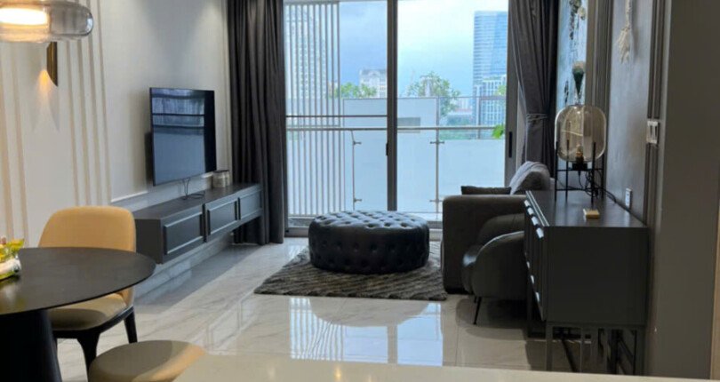 Cho thuê căn hộ Midtown Tòa M6. DT 65m2 Thiết kế 1 phòng ngủ-1wc Nhà đẹp- kèm 1 ô đậu xe- Giá thuê 22 Triệu/Tháng
