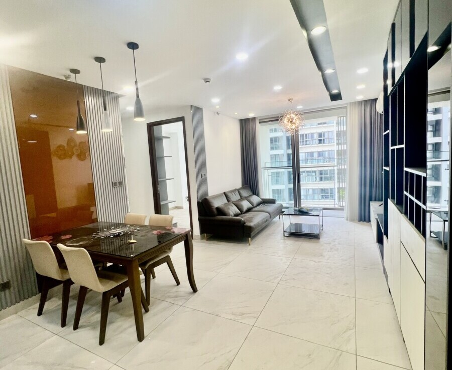 cho thue can ho midtown 3 3 900x738 - Cho thuê căn hộ Midtown Tòa M7. DT 91m2 Thiết kế 2 Phòng ngủ-2wc- Nội thất đầy đủ- Lầu cao- Giá 28 Triệu/Tháng