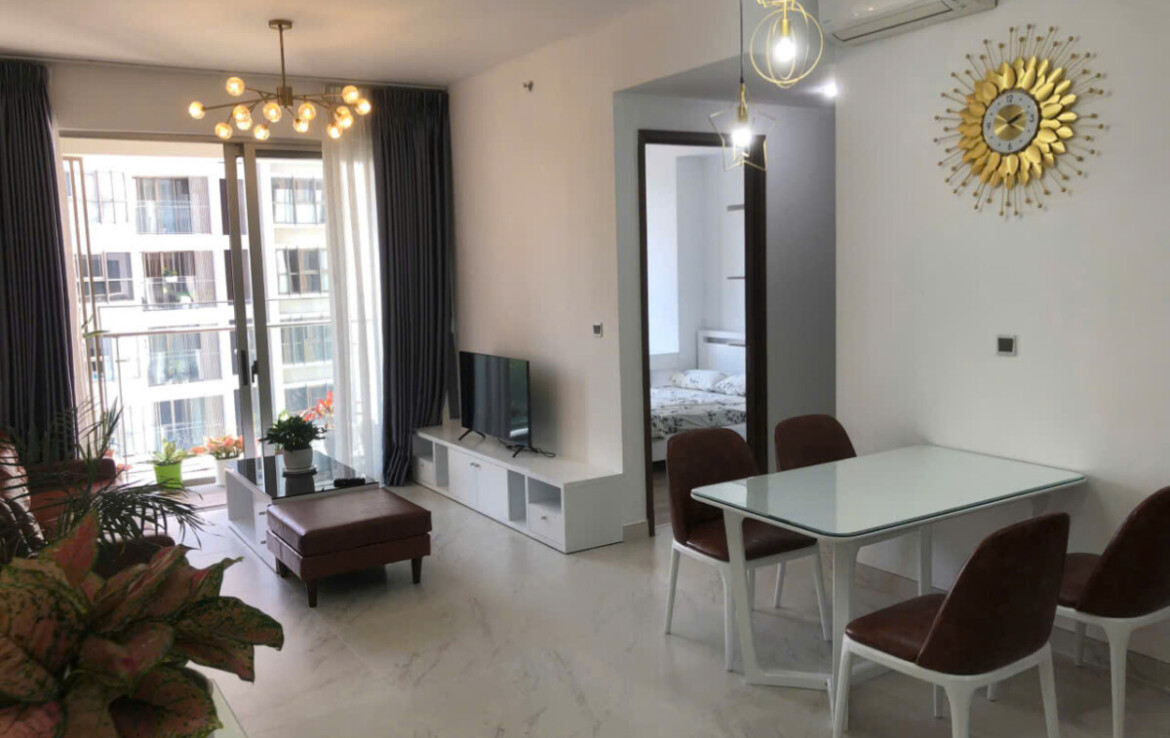 cho thue can ho midtown 9 1170x738 - Cho thuê căn hộ Midtown Phú Mỹ Hưng. DT 84m2 Nhà đẹp thiết kế 2 Phòng-2wc- View nội khu- Giá thuê 25 Triệu/Tháng