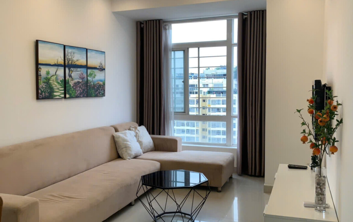 cho thue can ho sky garden 3 1 1170x738 - Cho thuê căn hộ Sky Garden 3. Căn góc 72m2 Thiết kế 2 Phòng ngủ-2wc- Nội thất đầy đủ- View hồ bơi- Giá 18 Triệu/Tháng