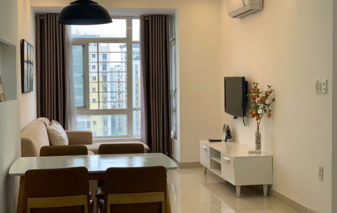 cho thue can ho sky garden 3 10 1170x738 - Cho thuê căn hộ Sky Garden 3. Căn góc 72m2 Thiết kế 2 Phòng ngủ-2wc- Nội thất đầy đủ- View hồ bơi- Giá 18 Triệu/Tháng