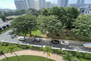 cho thue can ho sky garden 3 6 6 385x258 - Cho thuê nhanh căn hộ Sky Garden 3. DT 56m2 Thiết kế 2 Phòng ngủ-1wc- Block trung tâm- Giá thuê 12 Triệu/Tháng