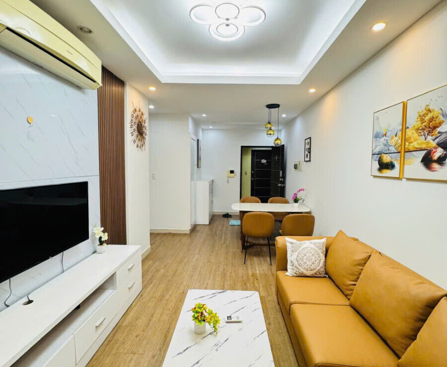 cho thue can ho sky garden 3 9 900x738 - Cho thuê căn hộ sân vườn tại Sky Garden 3. Nhà đẹp Căn góc - đầy đủ nội thất cao cấp- 2 phòng-2wc- Giá thuê 25 Triệu/Tháng