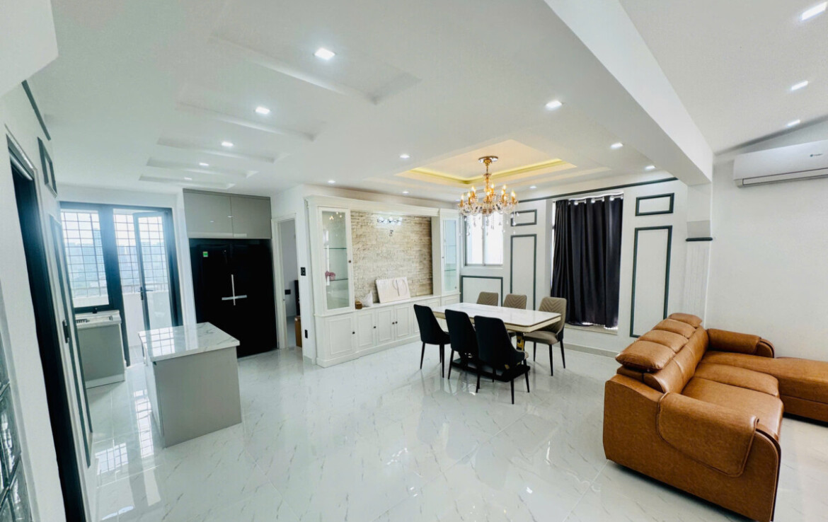 cho thue penthouse sky garden 2 10 1170x738 - Cho thuê Penthouse Sky Garden 2. DT 264m2 Thiết kế 4 Phòng ngủ-2wc- Nội thất mới đẹp- Giá thuê 65 Triệu/Tháng