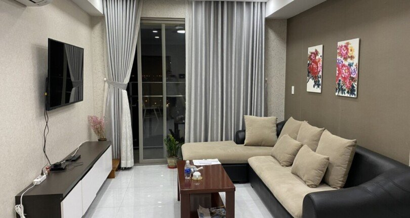 Cho thuê căn hộ đẹp tại Hưng Phúc Happy residences. DT 78m2 Thiết kế 2 Phòng-2wc- Nội thất đầy đủ- kèm ô xe. Giá thuê 17 Triệu/Tháng