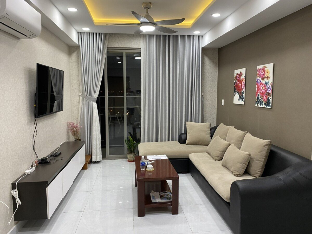 cho thuecan ho hung phuc 1 4 - Cho thuê căn hộ đẹp tại Hưng Phúc Happy residences. DT 78m2 Thiết kế 2 Phòng-2wc- Nội thất đầy đủ- kèm ô xe. Giá thuê 17 Triệu/Tháng