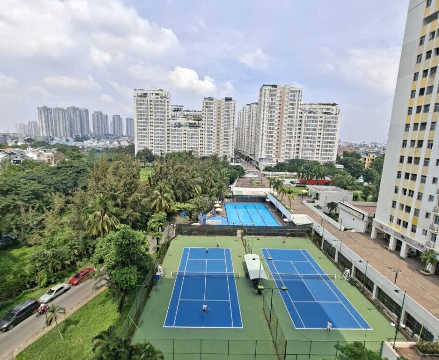 chp thue can ho sky garden 2 13 1 900x738 - Cho thuê căn góc View hồ bơi. DT 91m2 Nhà đẹp- Nội thất mới 100%- 3 Phòng ngủ-2wc- Giá thuê 23 Triệu/Tháng