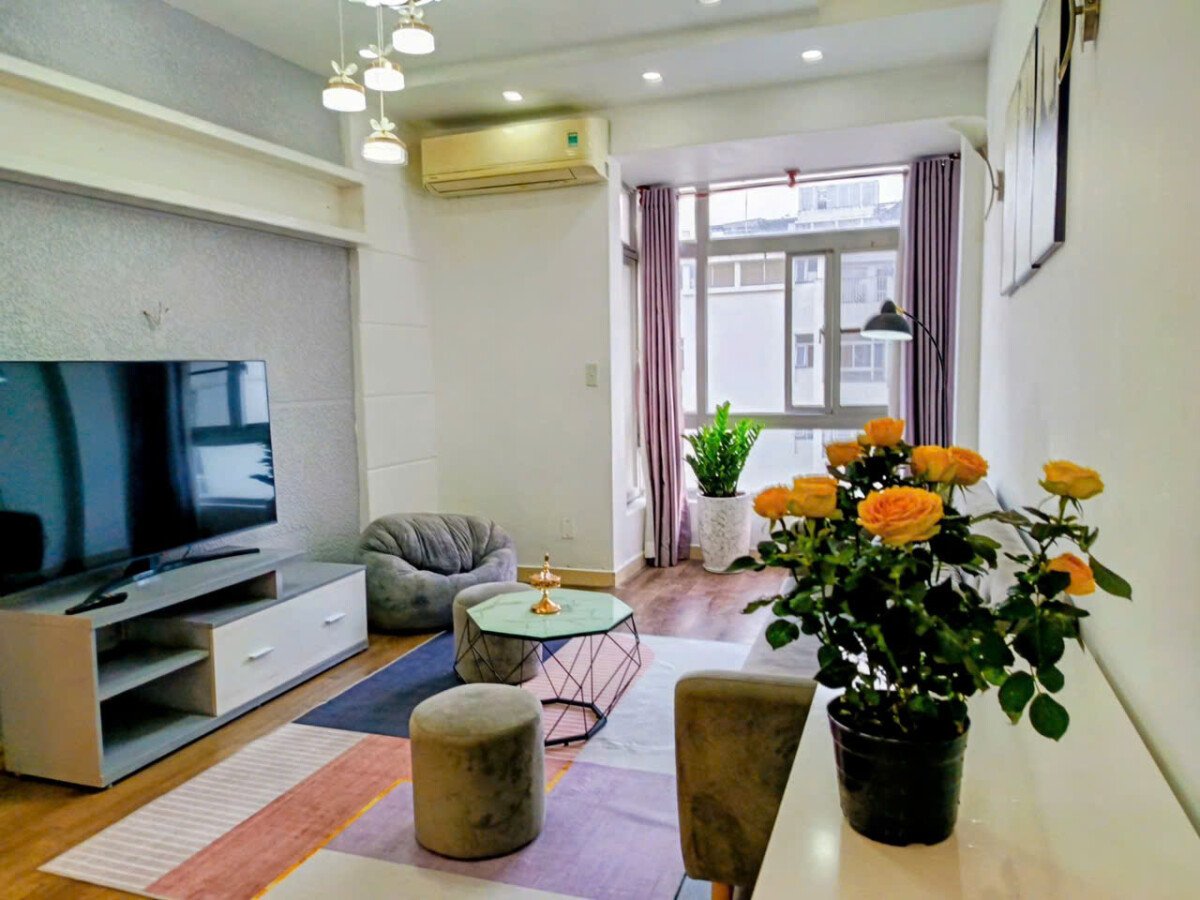 hinh anh phong khach can ho can ban 8 - Cho thuê nhanh căn hộ 71m, chung cư Sky Garden 2, 02pn, giá 16tr/tháng, nội thất đầy đủ.