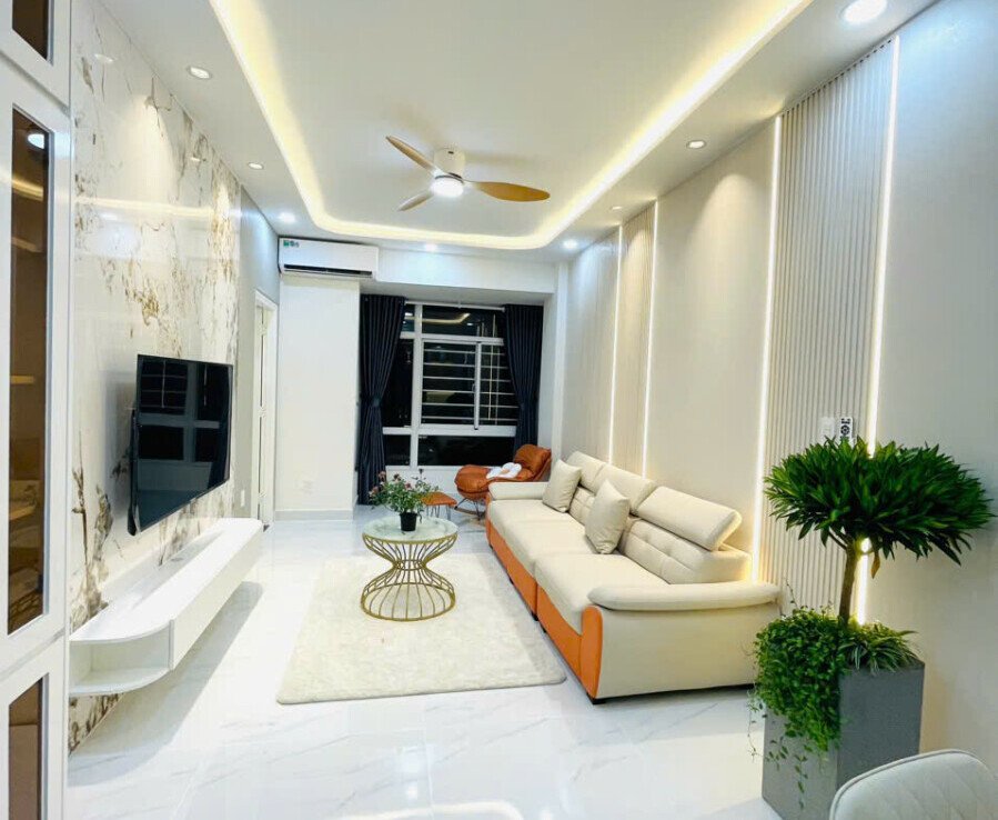 hinh anh phongkhach can ho can cho thue 899x738 - Cho thuê nhanh căn hộ chung cư Sky Garden 3, 02pn, giá 17tr/tháng, nhà mới , đầy đủ nội thất.