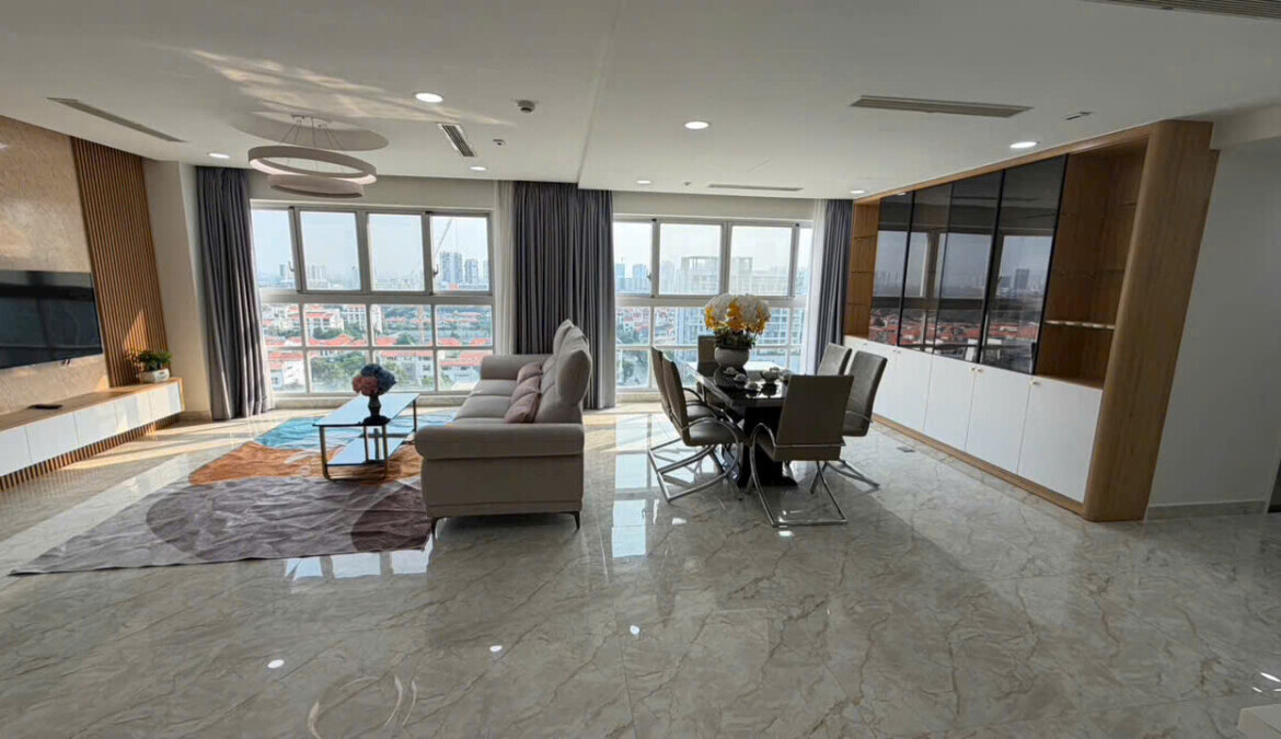 khong gian can ho rong rai 1170x675 - Giá mua bán căn hộ 3pn số 03 tòa K chung cư Happy Valley phường Tân Hưng T1/2026