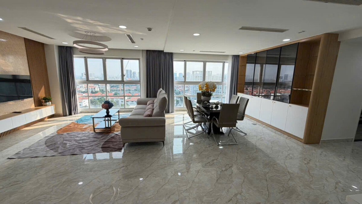 khong gian can ho rong rai - Giá mua bán căn hộ 3pn số 03 tòa K chung cư Happy Valley phường Tân Hưng T1/2026