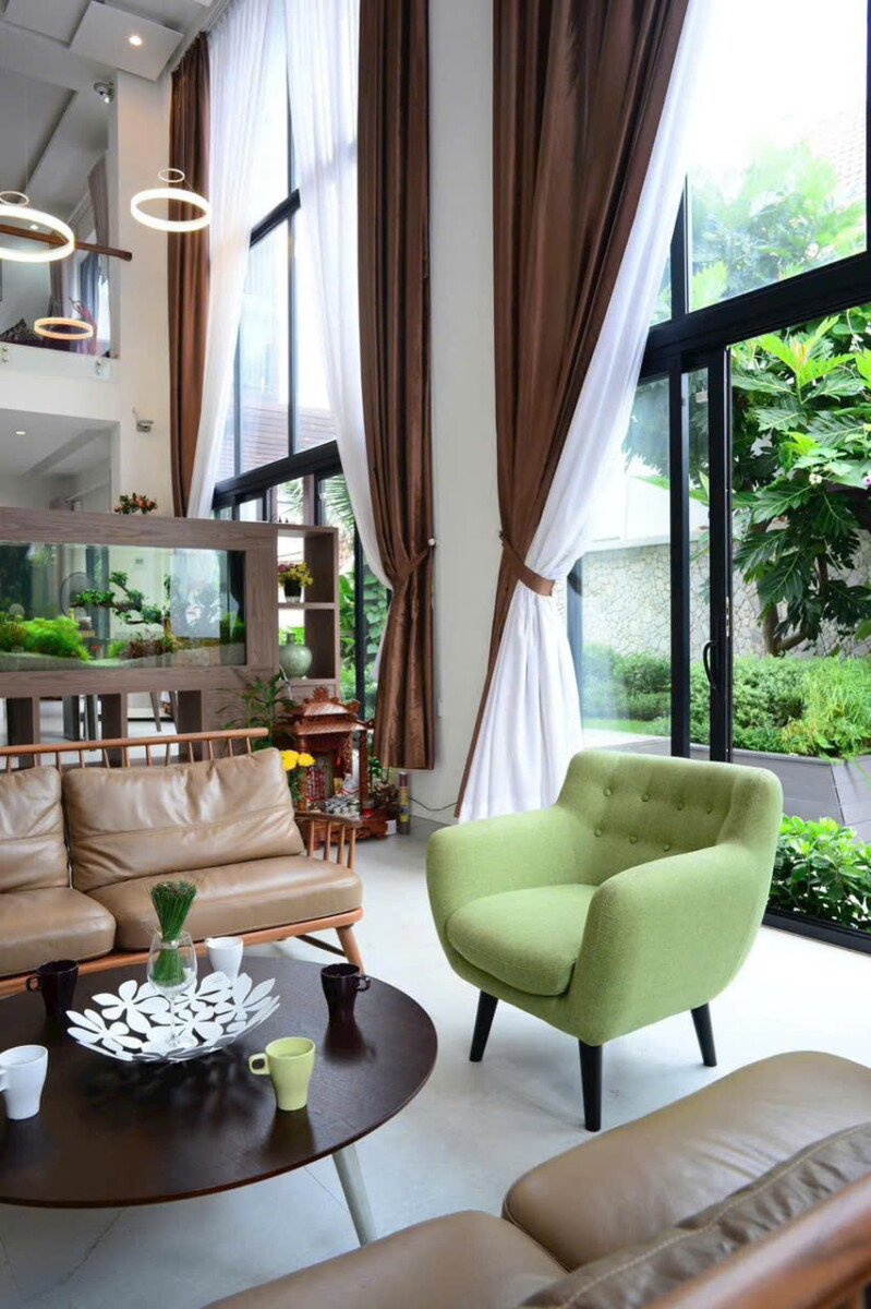 khong gian phong khach mo hien dai - Giá mua bán nhà Biệt thự nguyên căn đường 793 kdc Kiều Đàm phường Tân Hưng T12/2025