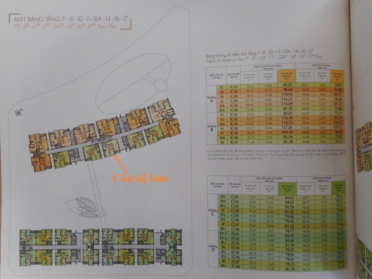 mat bang vi tri can ho ban 11 - Giá mua bán căn hộ 2pn số 01 tòa B chung cư The Signature m7 phường Tân Mỹ T12/2025