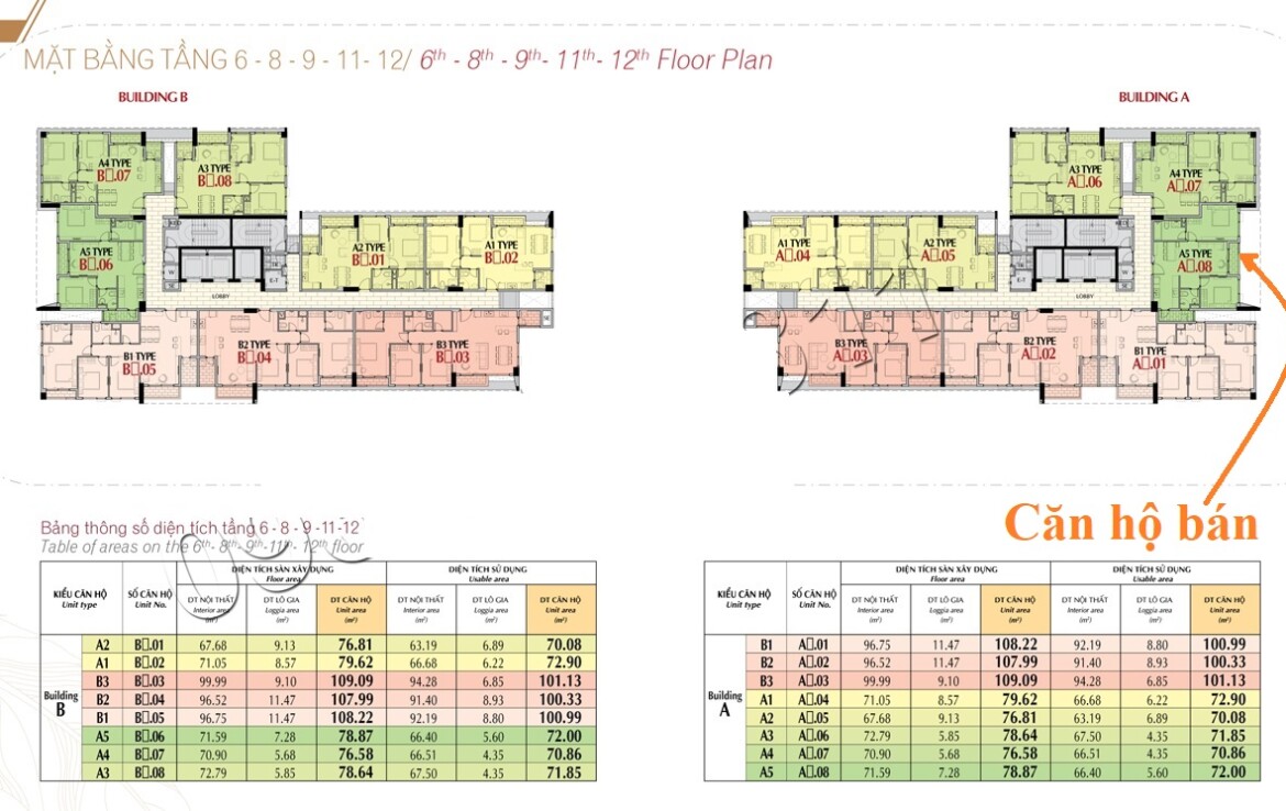 mat bang vi tri can ho ban 6 1170x738 - Giá mua bán căn hộ 2pn có ô xe tòa A view trong chung cư Urban Hill phường Tân Hưng T12/2025