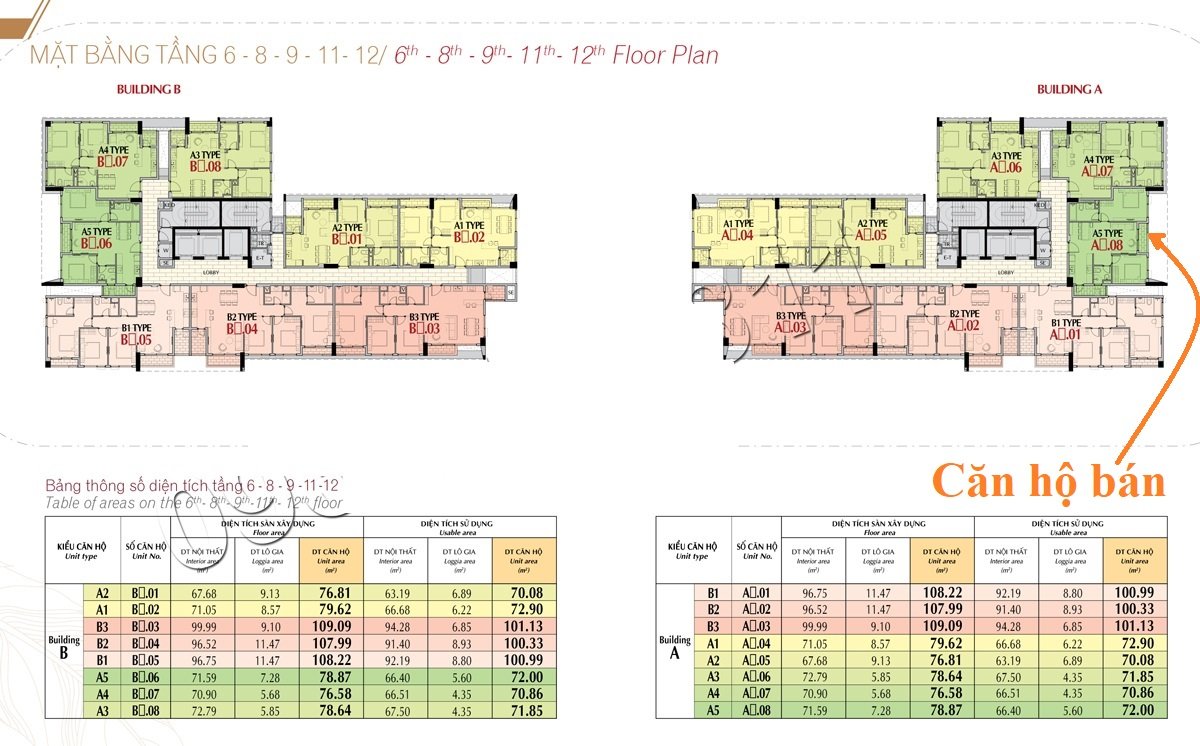 mat bang vi tri can ho ban 6 - Giá mua bán căn hộ 2pn có ô xe tòa A view trong chung cư Urban Hill phường Tân Hưng T12/2025