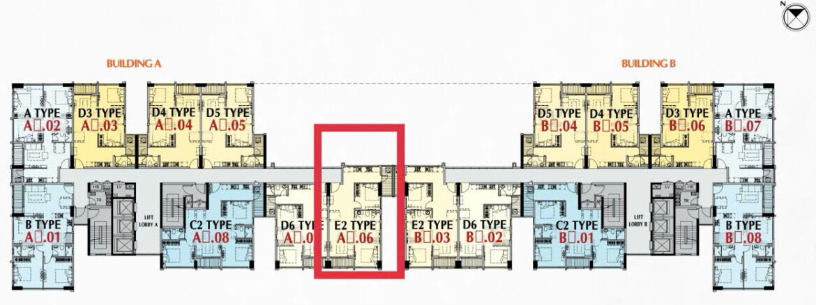 mat bang vi tri can ho ban 7 1170x438 - Giá mua bán căn hộ 2pn tòa A có ô xe chung cư Hưng Phúc Premier phường Tân Mỹ T12/2025