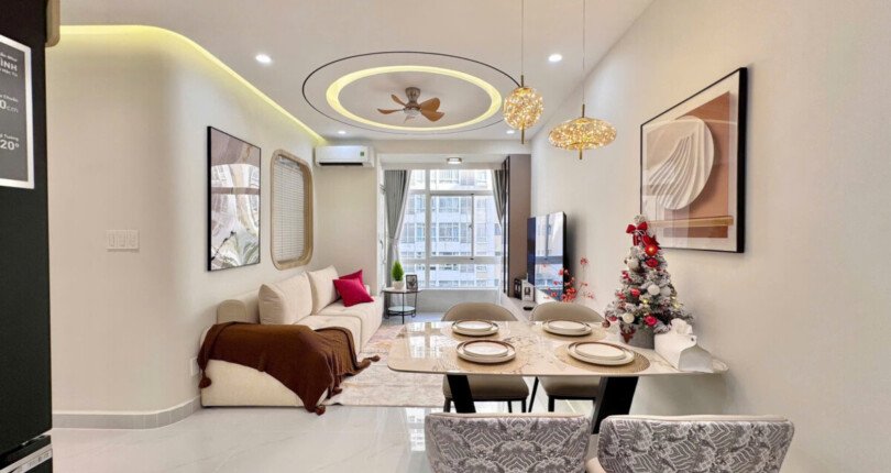 Bán căn hộ chung cư Sky Garden 3, diện tích 71m2, 03pn, nhà đẹp, nội thất mới 100%, giá bán 6,550 tỷ.