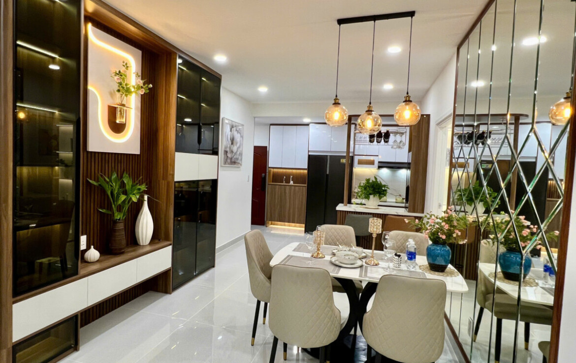 phong an can ho ban 13 1170x738 - Bán căn hộ sân vườn chung cư Sky Garden 2 , diện tích 114m2, 03pn, giá bán 9,6 tỷ, nhà đẹp.