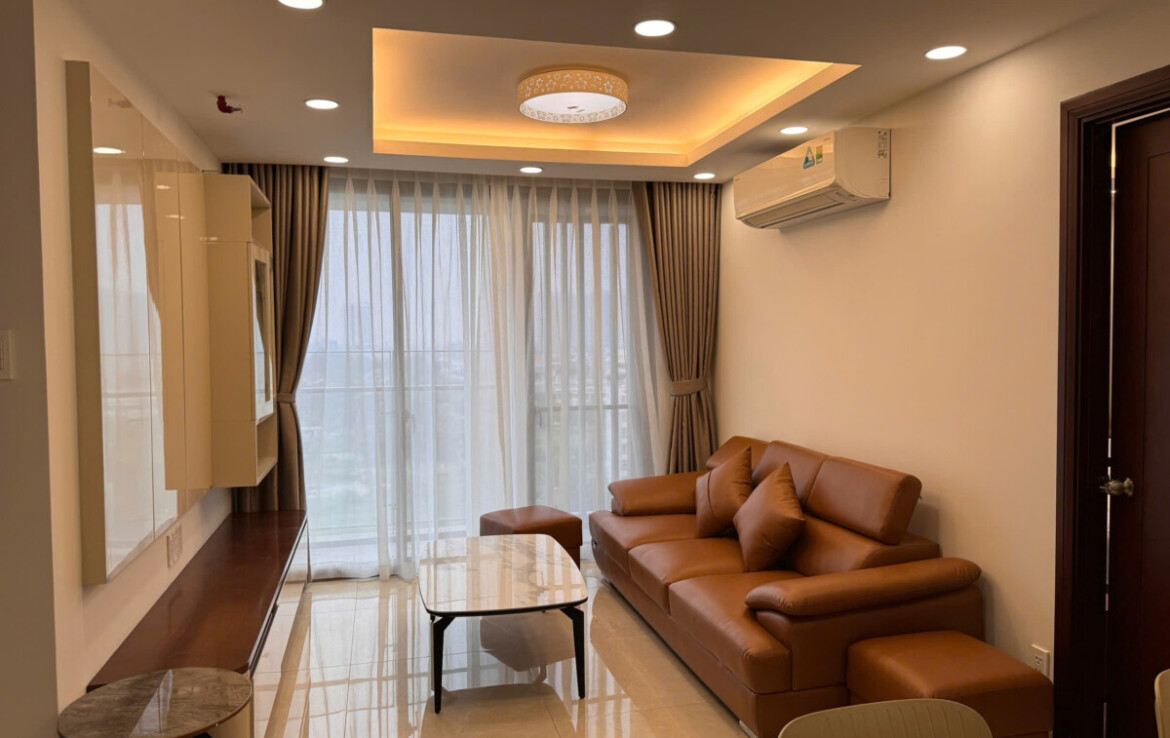phong khach can ho ban 13 1170x738 - Bán gấp căn hộ 2pn tòa B chung cư Hưng Phúc Happy Residence nhà đẹp, có ô xe, giá 7,8 tỷ