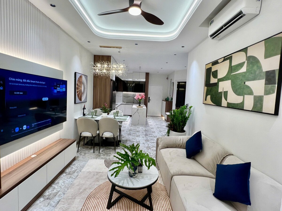 phong khach can ho ban 28 - Bán nhanh căn hộ chung cư Sky Garden 1, diện tích 100m2, 03pn, giá 8.6 tỷ, nội thất cao cấp.