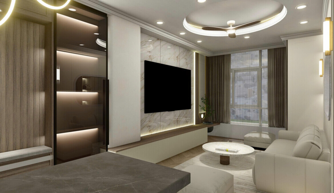 phong khach can ho ban 37 1170x675 - Bán căn hộ chung cư Sky Garden 3, 72m2, 03pn, giá bán 6.590 tỷ, nội thất cao cấp, xem nhà dễ.