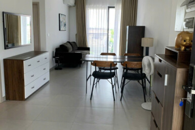 phong khach can ho ban 8 385x258 - Giá mua bán căn hộ sân vườn tòa A chung cư Hưng Phúc Premier T12/2026