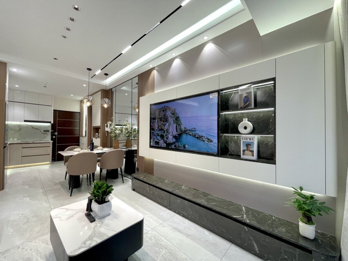 phong khach can ho can ban gap Copy - Bán căn hộ chung cư Sky Garden 3, diện tích 70m2, giá 6.450 tỷ, nhà đẹp, nội thất mới 100%.