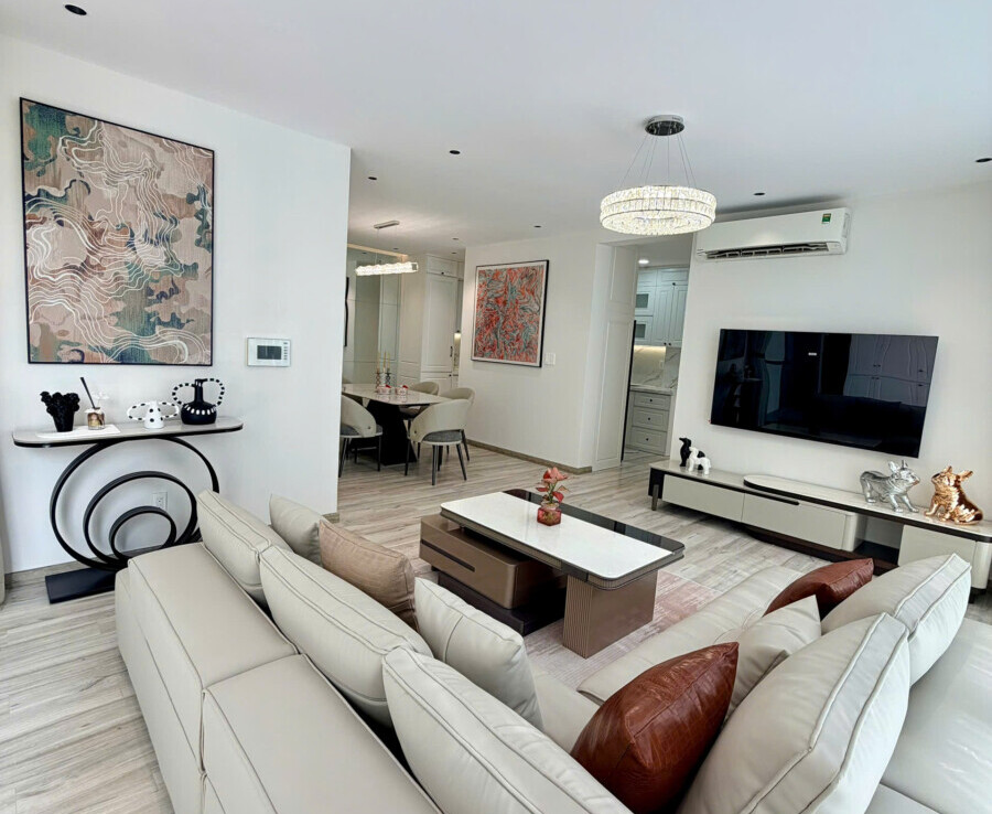 phong khach can ho rong rai 900x738 - Giá mua bán căn hộ 3pn tòa C chung cư Star Hill phường Tân Mỹ T1/2026