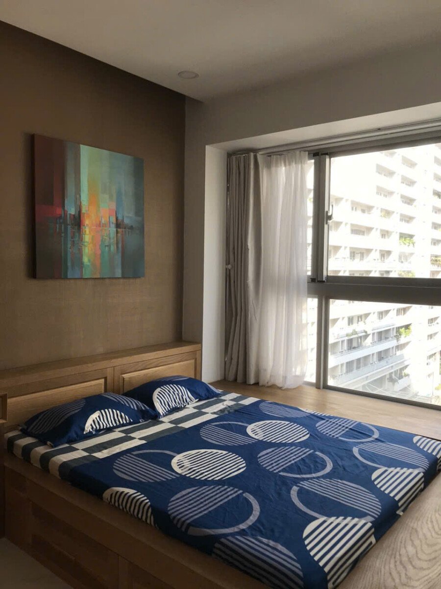 phong ngu can ho ban 1 - Cho thuê căn góc chung cư Scenic Valley 1, 02pn, giá 19tr/tháng, nội thất đầy đủ, xem nhà dễ.