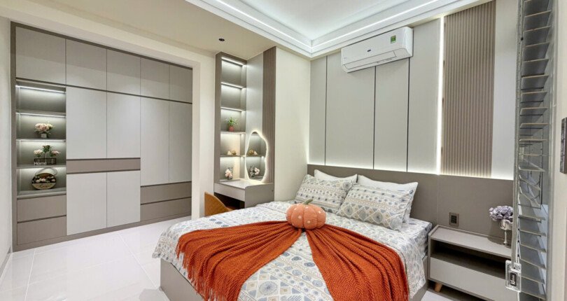 Bán căn hộ 56m2, chung cư Sky Garden 3, giá 4.990 tỷ, nhà đẹp, phong cách hiện đại.