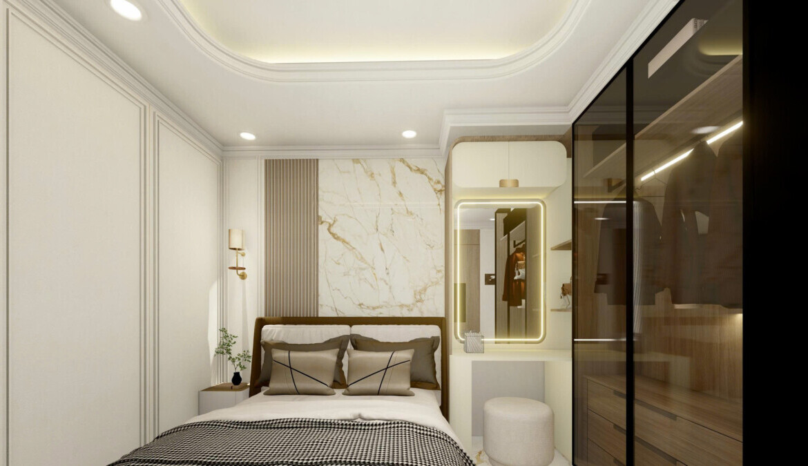 phong ngu can ho can ban gap 6 1170x675 - Bán căn hộ chung cư Sky Garden 3, 72m2, 03pn, giá bán 6.590 tỷ, nội thất cao cấp, xem nhà dễ.