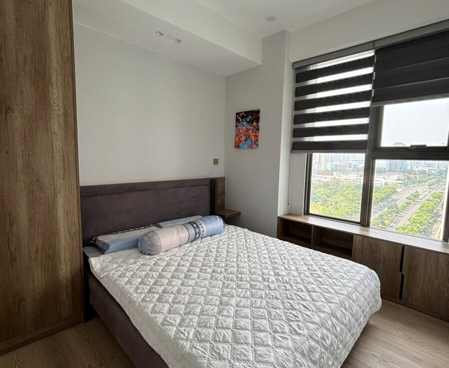 phong ngu can ho cho thue 1 900x738 - Giá cho thuê căn hộ 2pn tòa B chung cư Ascetia phường Tân Mỹ T12/2025