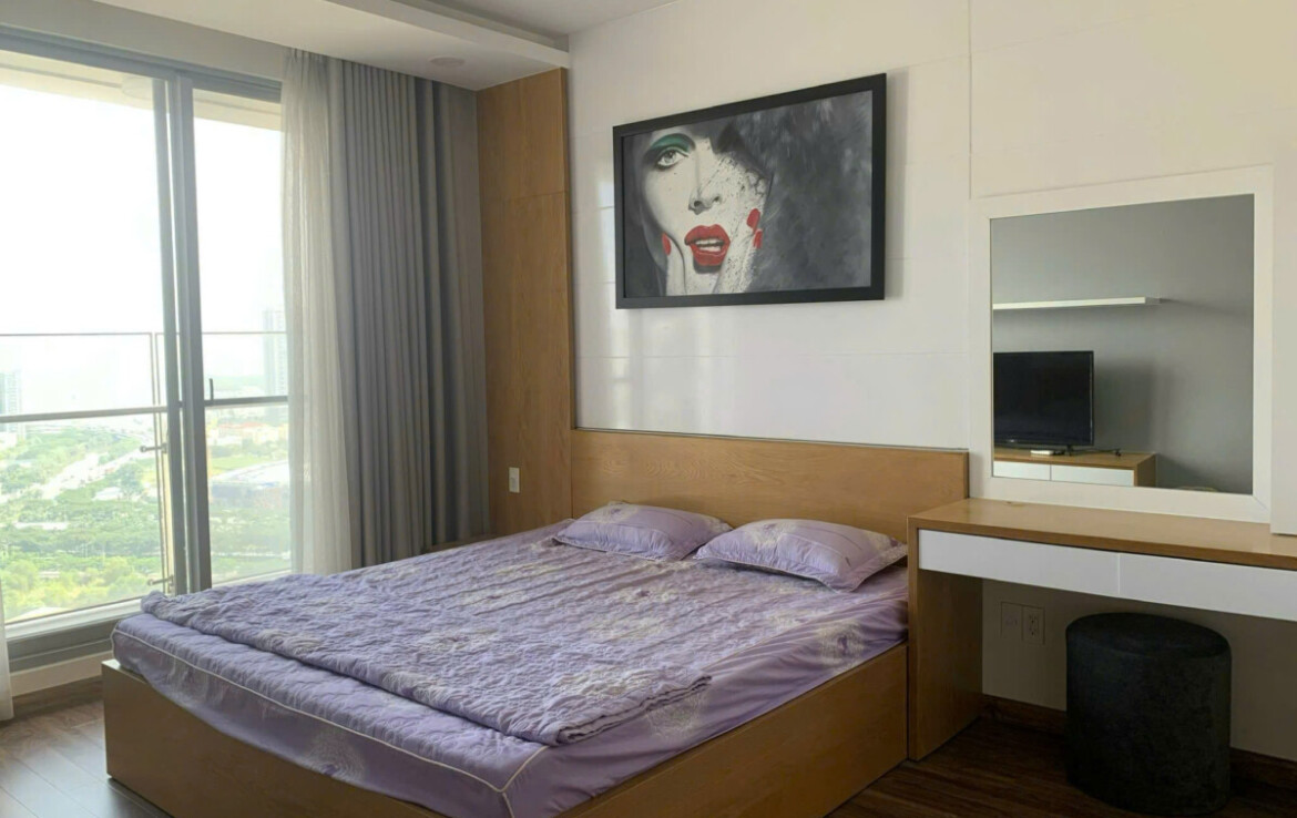 phong ngu master 1170x738 - Giá mua bán căn hộ 2pn căn số 01 tòa D chung cư Green Valley phường Tân Mỹ T1/2026