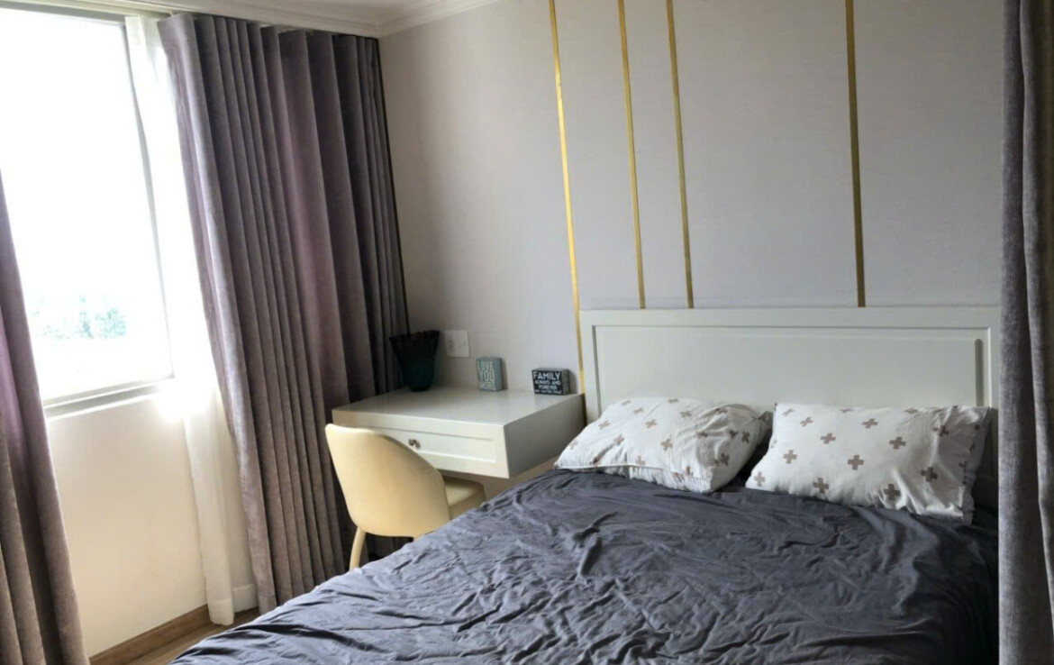 phong ngu nho 1 1170x738 - Giảm giá bán gấp căn hộ 3pn chung cư Hưng Phúc view Biệt thự có ô xe, sổ hồng, giá 9,5 tỷ