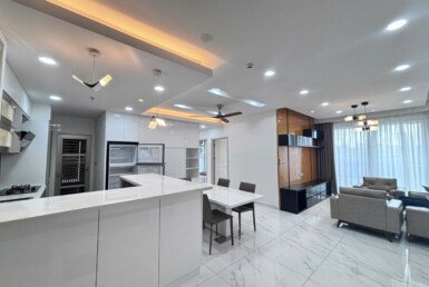 toan phong khach can ho ban 1 385x258 - Bán căn hộ chung cư Midtown The Symphony, 121m2, 03pn, view sông, nội thất đầy đủ.