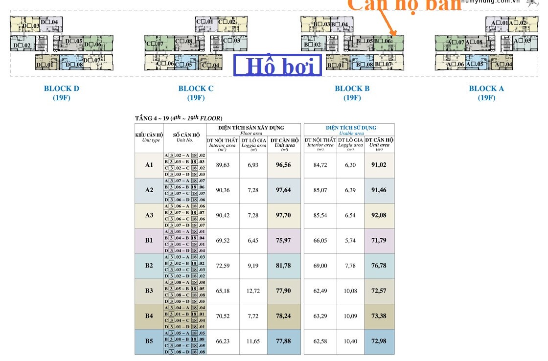 vi tri can ho ban toa b chung cu hung phuc happy residence 1120x738 - Giảm giá bán gấp căn hộ 3pn chung cư Hưng Phúc view Biệt thự có ô xe, sổ hồng, giá 9,5 tỷ