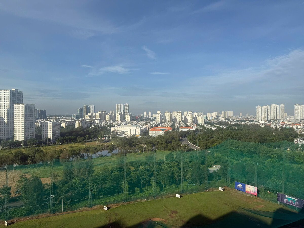 view can ho truc dien song va cong vien - Giá mua bán căn hộ 3pn số 04 tòa B chung cư Green Valley phường Tân Mỹ T12/2025