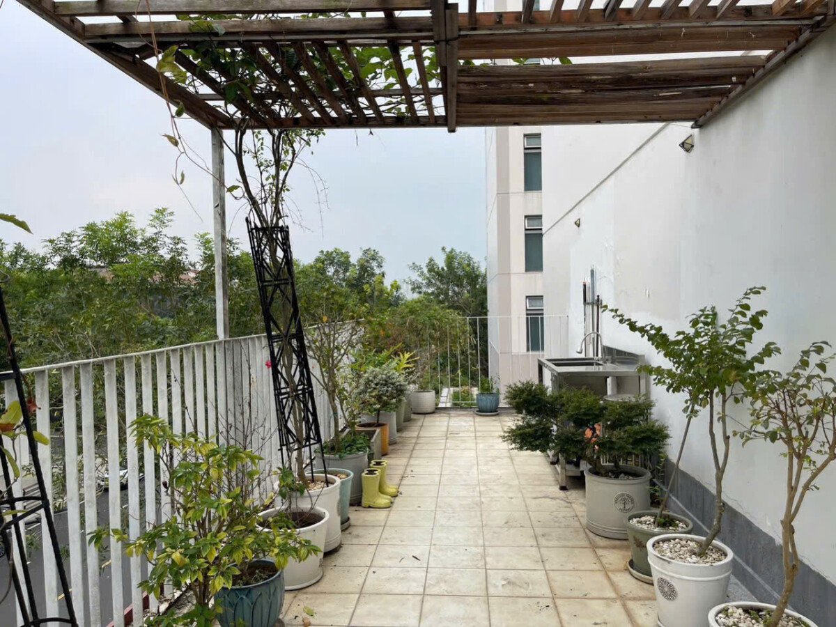 balcony can ho rong rai - Giá mua bán căn hộ sân vườn lầu 3 chung cư Garden Court 1 phường Tân Hưng T1/2026