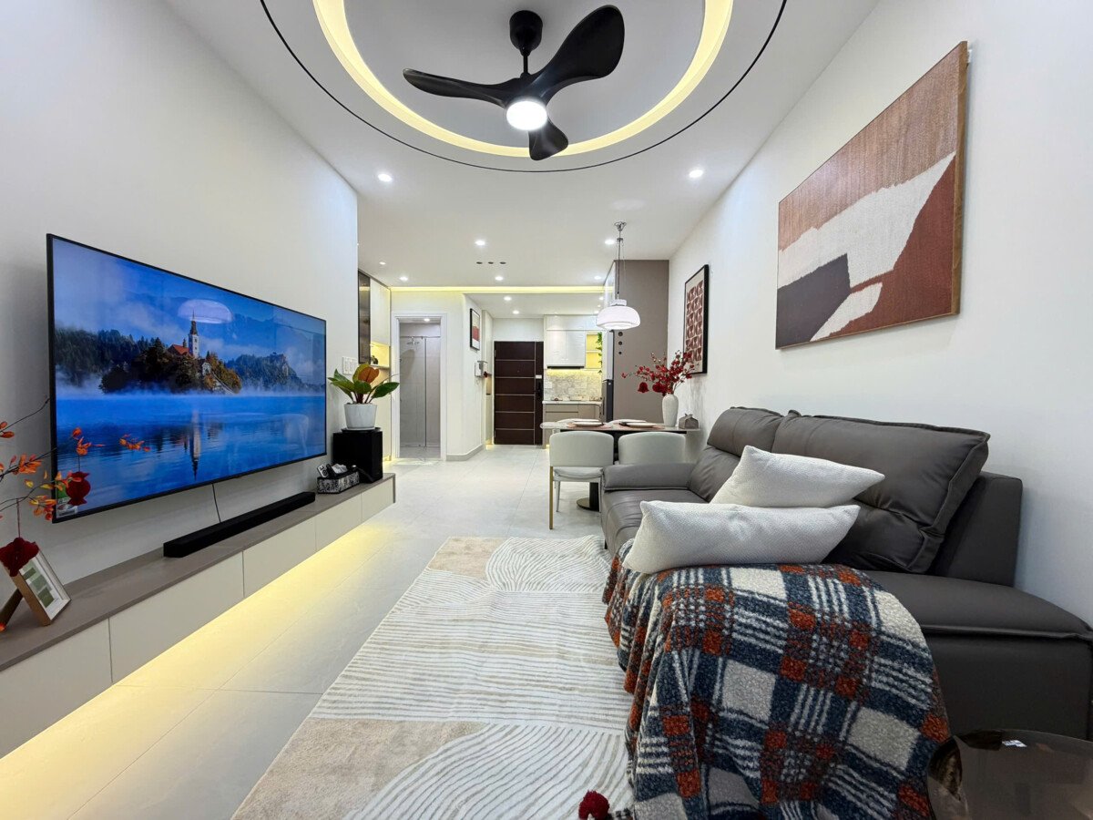 ban can ho sky garden 3 3 2 - Bán căn hộ Sky Garden 3. DT 56m2 Thiết kế 2 phòng ngủ-1wc View quận 1- Nhà đẹp- view đẹp- Giá bán 5.380 Tỷ