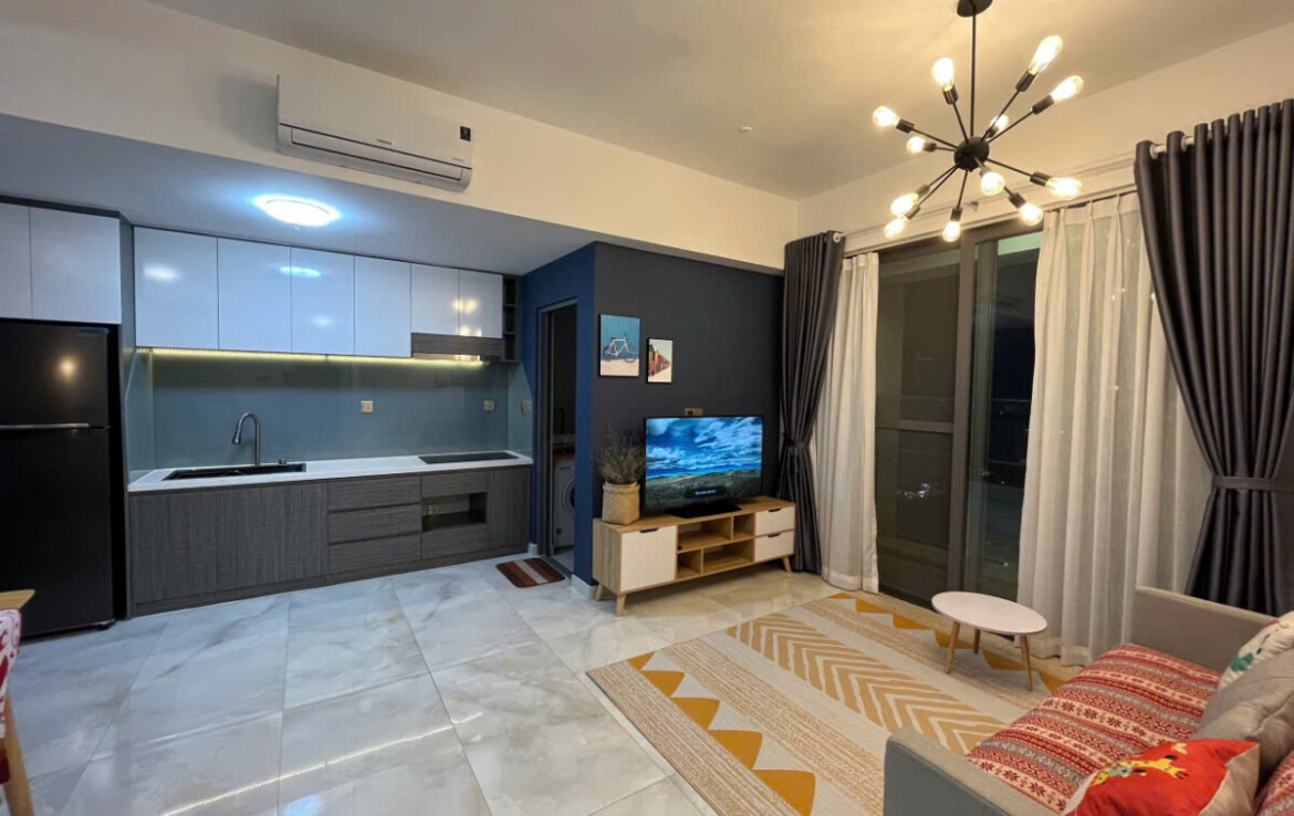 bep can ho cho thue 6 1170x738 - Cho thuê căn hộ chung cư Acsentia, 02pn, giá 29tr/tháng, nhà đẹp, nội thất đầy đủ, xem nhà dễ.