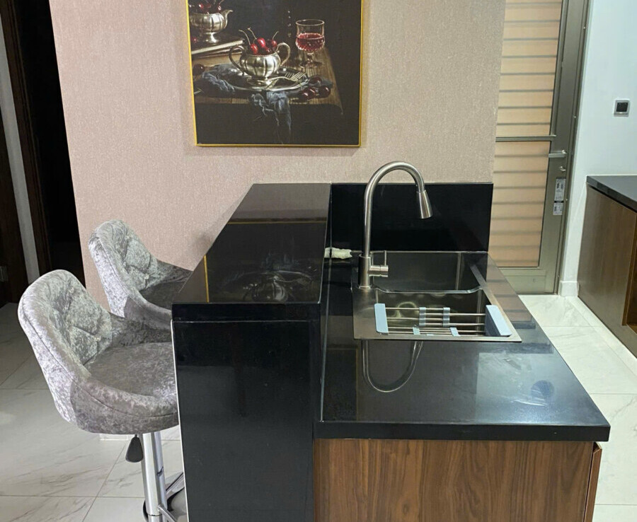 bep can ho cho thue 7 900x738 - Cho thuê căn hộ 02pn , chung cư The Signature ( midtown ) nhà đẹp, giá 29tr/tháng, đầy đủ nội thất.