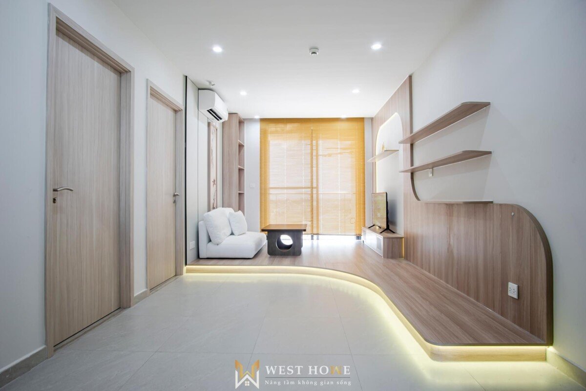 can can phong khach sang trong - Giá mua bán căn hộ 2pn số 02 tòa B chung cư Hưng Phúc Premier phường Tân Mỹ T1/2026