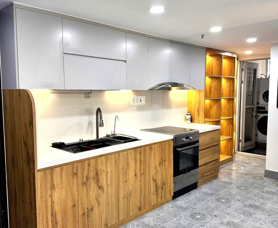 can canh bep rong rai 900x738 - Giá mua bán căn hộ Duplex 4pn tòa A chung cư Scenic Valley 1 phường Tân Mỹ T1/2026