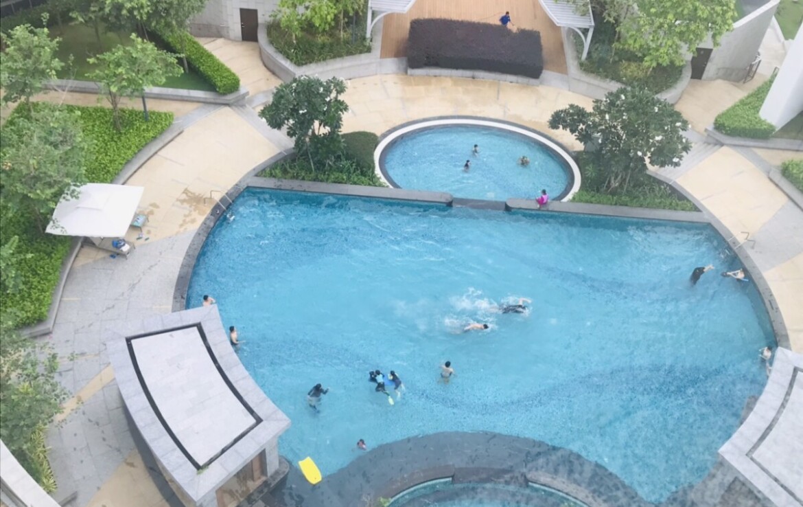 can ho truc dien ho boi noi khu 1170x738 - Giá mua bán căn hộ 3pn căn 02 tòa A view hồ bơi chung cư Riverpark Premier phường Tân Hưng T1/2026