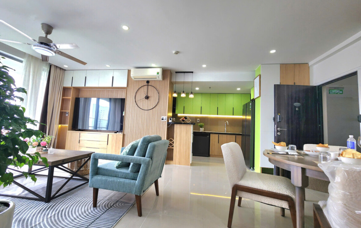 hinh anh phong an va bep rong rai 1170x738 - Giá mua bán căn hộ 3pn căn số 03 tòa A chung cư Green Valley phường Tân Mỹ T1/2026